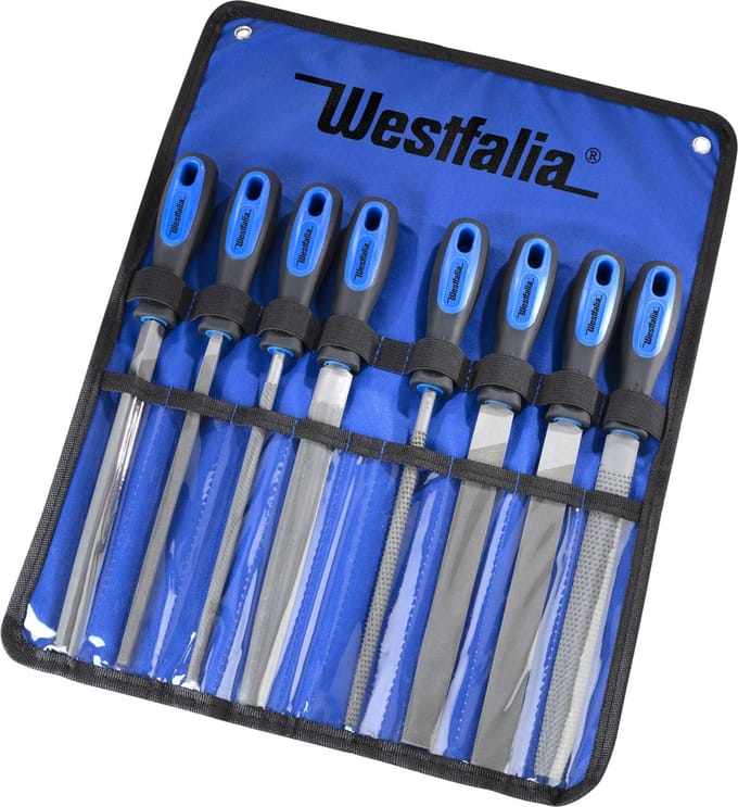 Westfalia Vijl en rasp set, 8 stuks