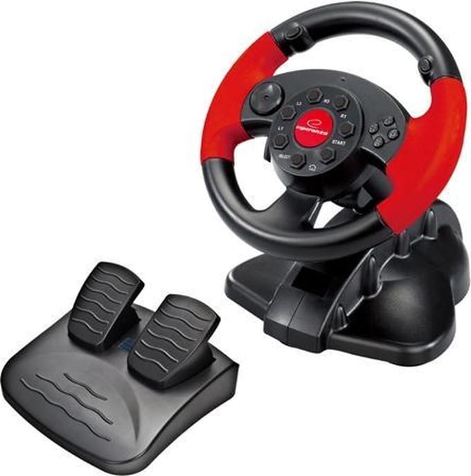 Esperanza Wheel and Pedalen set - Wired Controller - PC