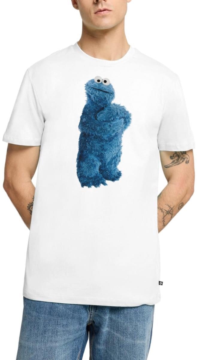 Sesamstraat Koekiemonster Pose Premium T Shirt Heren
