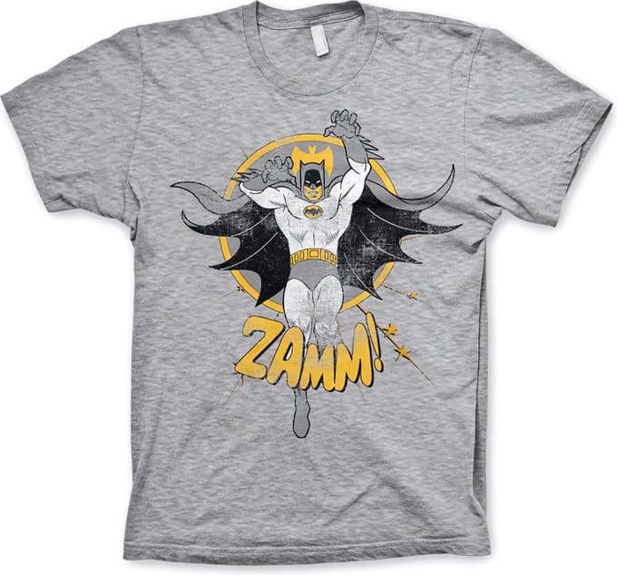 Batman Zamm! T-shirt Heather-Grey