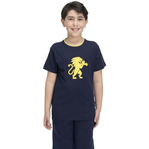 T-shirt Korte Mouw Leone 1947 Boy Short Sleeves Welcome