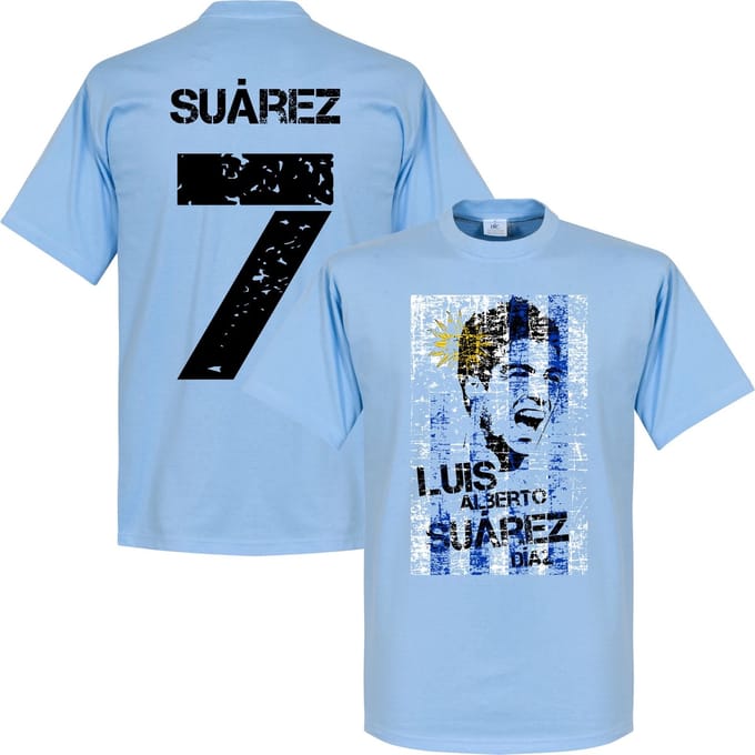 Luis Suarez Uruguay Flag T-Shirt - KIDS - 116