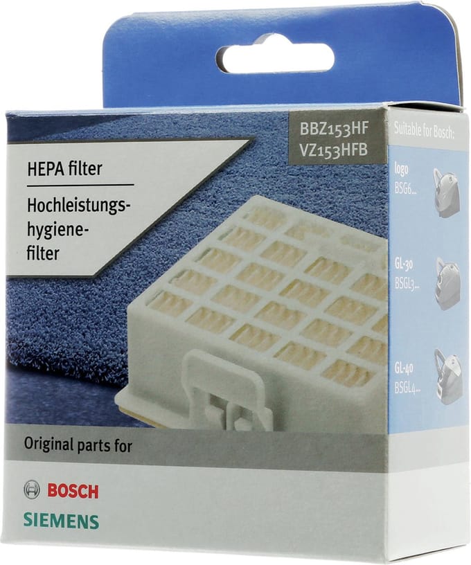 Bosch Stofzuiger Hepafilter BBZ153HF - Stofzuigerfilter