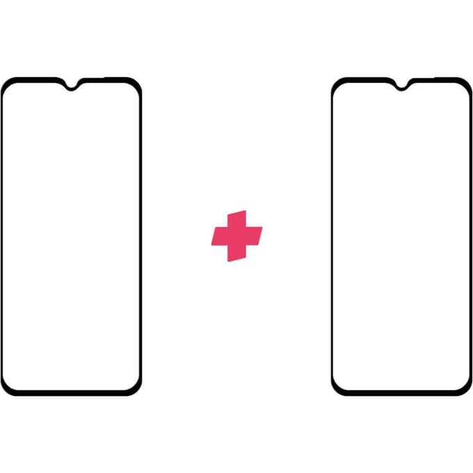 DuoPack: Motorola Moto G20 screenprotector gehard glas Edge to Edge