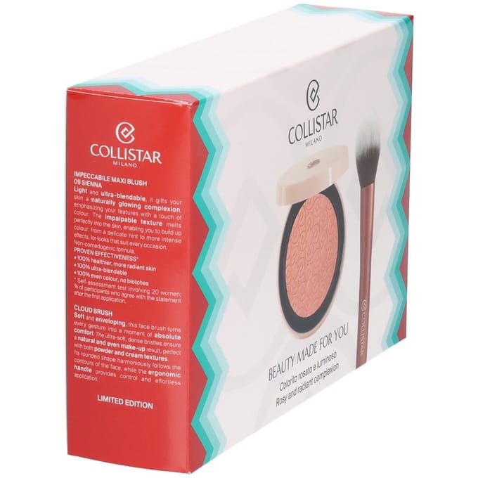 Collistar Set Impeccabile Maxi Blush 09 Sienna + Brush