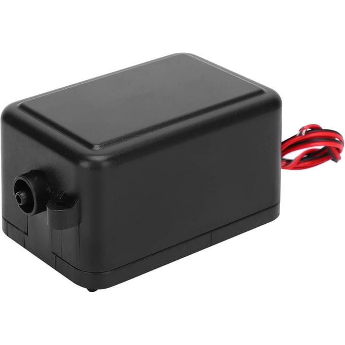 Pompe à air à haut débit ZYA980 4W Plastique d'ingénierie Mini gonfleur AC220V 50Hz(ZYA980‑15 ) gray