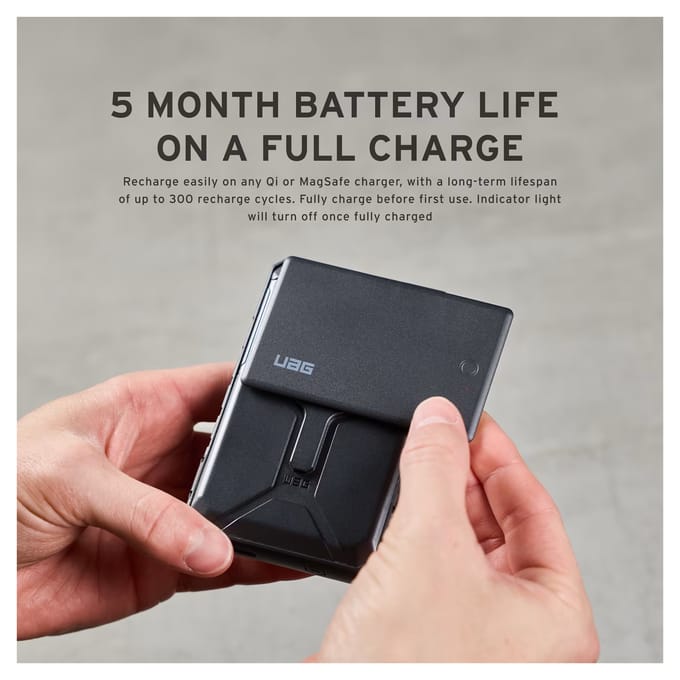 UAG Metropolis Wallet met Tracker - Geschikt voor Apple en Android - Kevlar Black