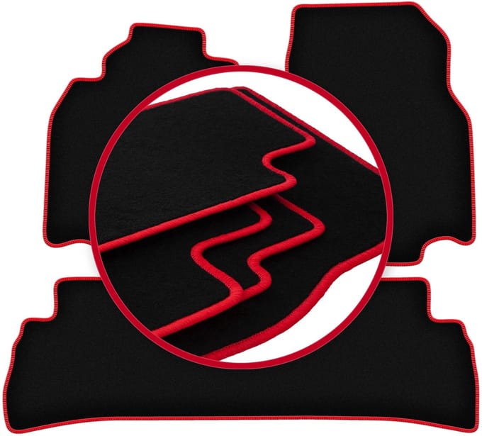 CARLUX-RED automatten voor: Nissan Cube Z12 Keicar (2008-2011)