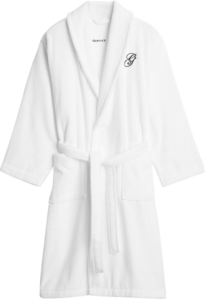 GANT Badjas EMBROIDERY ROBE Set van 1