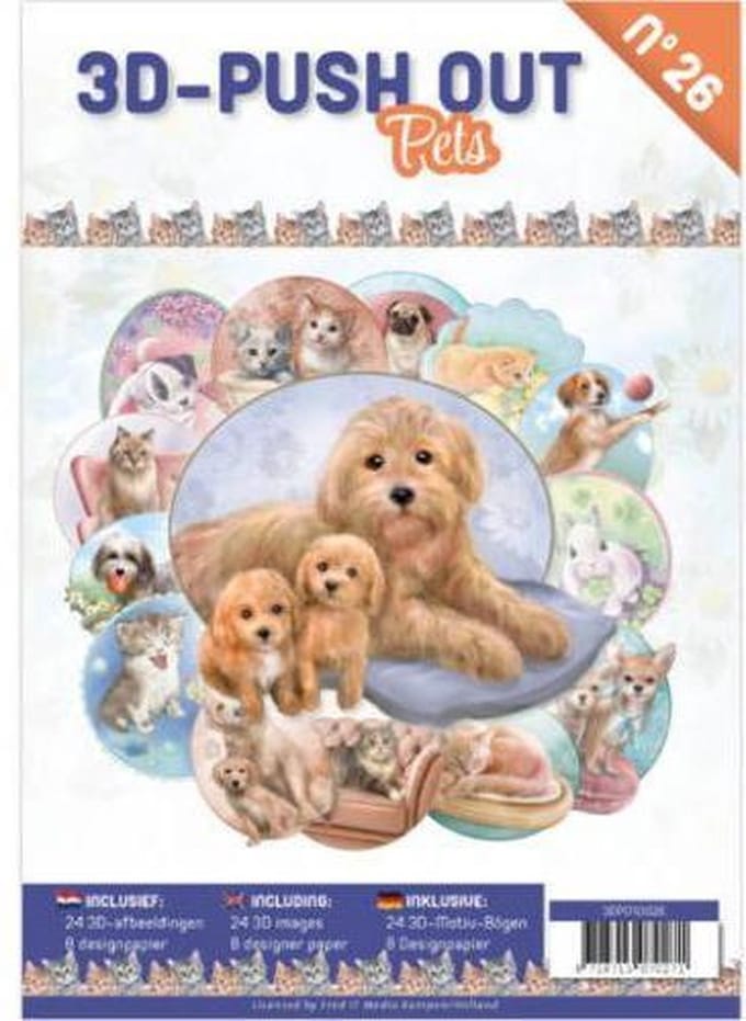 Nr. 26 Pets 3D Push Out book