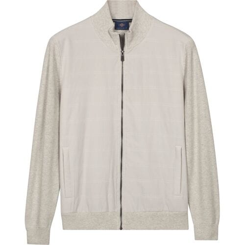 Baileys Vest Full Zip Front Body Light Padded Quilted Off White / male