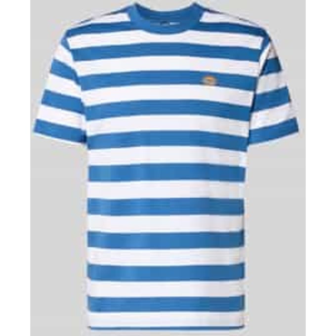 T-shirt met labelstitching model 'RIVERGROVE'