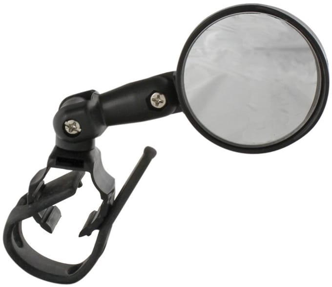 M-Wave Compacte fiets spiegel - 3D verstelbaar - Parabolisch - Ø46mm - Zwart