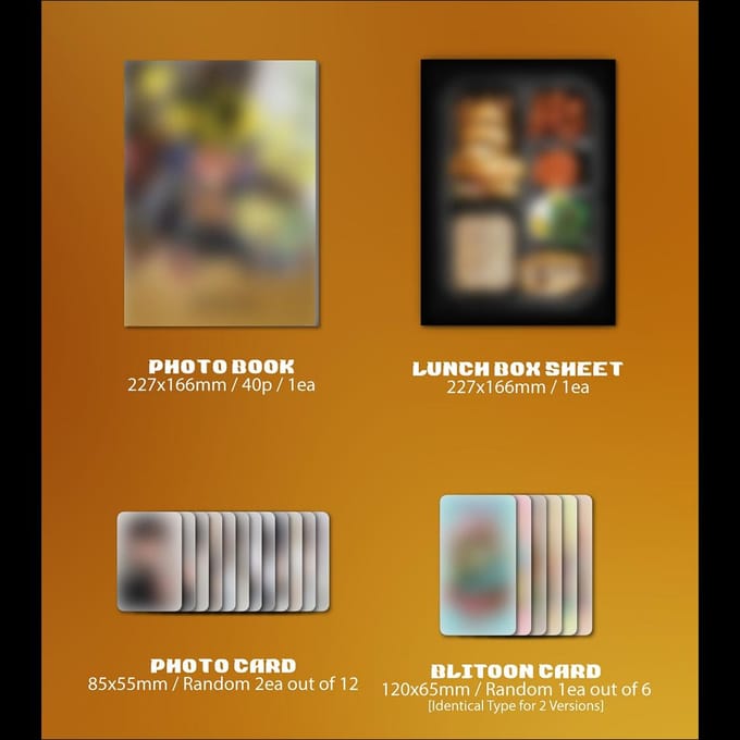 BLITZERS - LUNCHBOX (LUNCH ver. / DOOS ver.) Lunch ver. brown