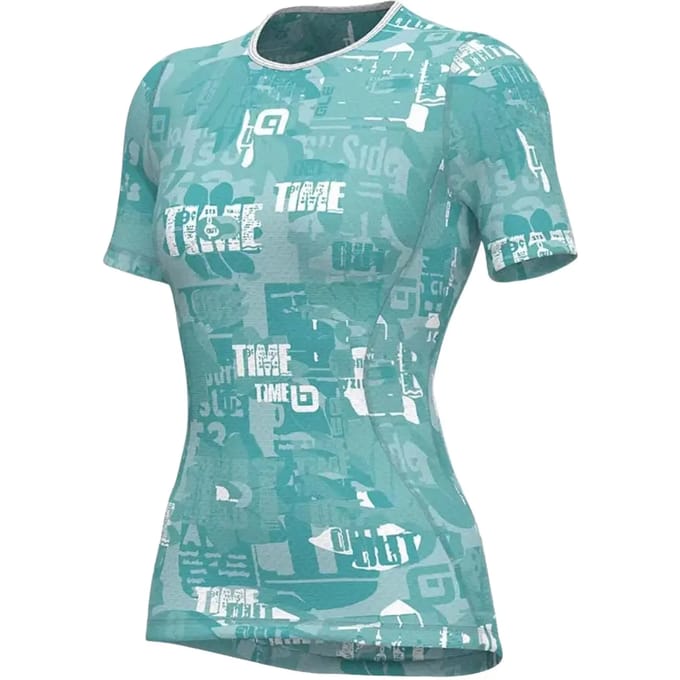 Ale Dames Base Layer Korte Mouwen Break - Blauw - S - Valt klein