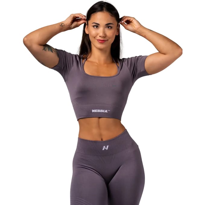 T-shirt dames Nebbia Flow Seamless Shaping