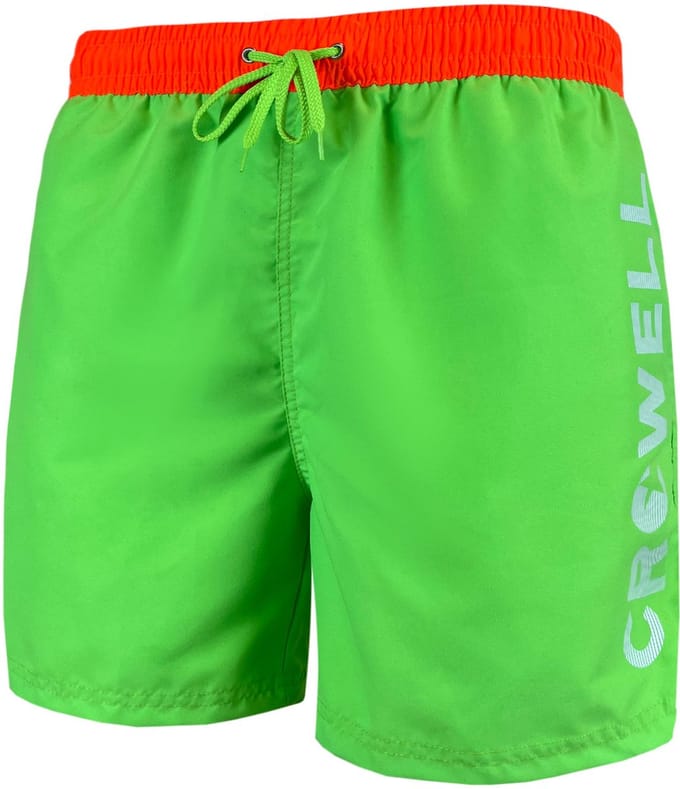 Crowell Short Bad Fluo kol. 2 Groen-Oranje Neon - Maat S