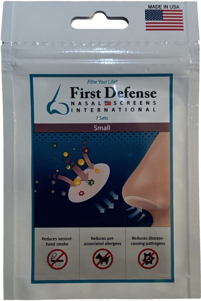 First Defense Nasel Screens - Neusfilters - Hooikoorts - Small - 7 Stuks