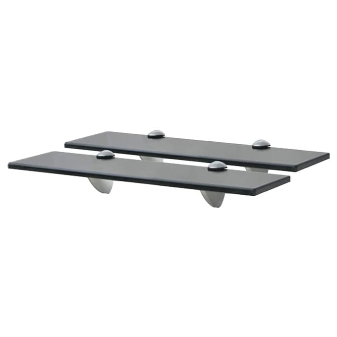 vidaXL - Schappen - zwevend - 2 - st - 40x10 - cm - 8 - mm - glas