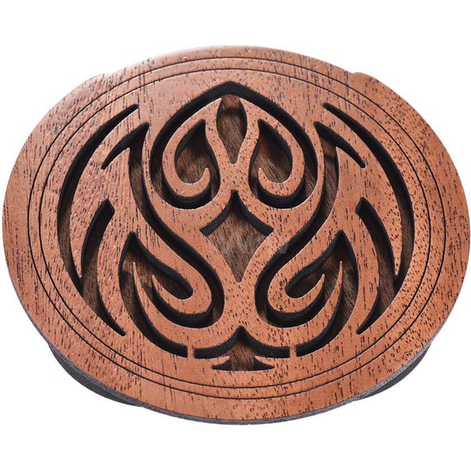 Gitaar Houten Klankgat Afdekking Blok Feedback Buffer Mahonie Hout Heet 8