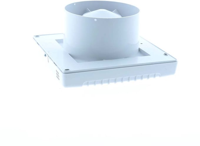 Badkamer-/ toiletventilator M1T 125 wit