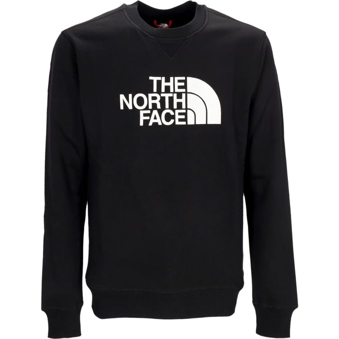 Drew Peak Crewneck Heren Sweatshirt Zwart/wit
