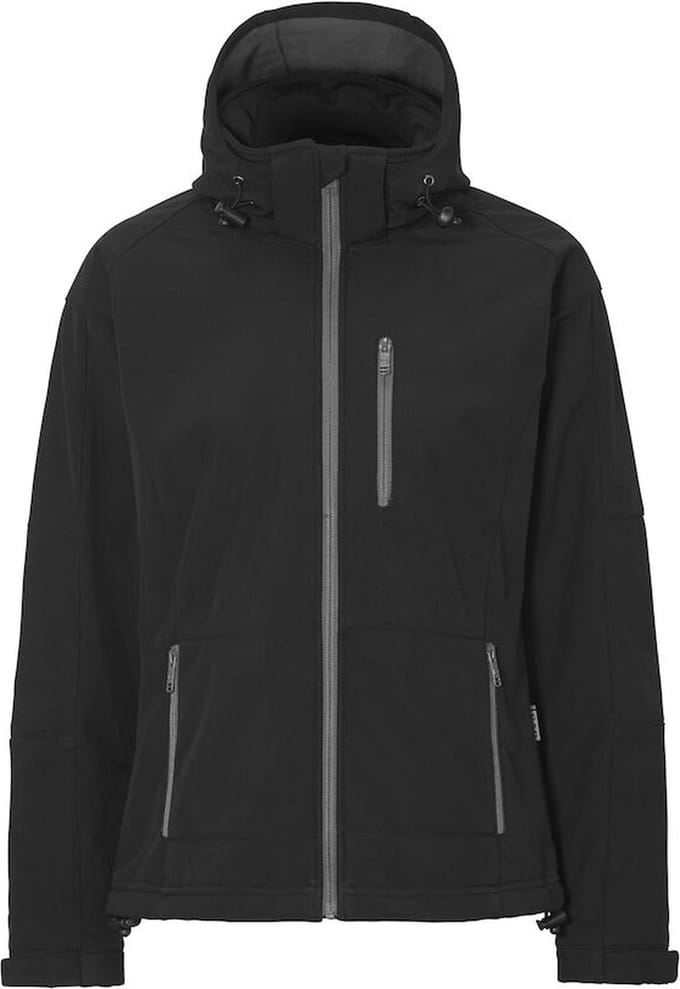 D.A.D SOFTSHELL TULSA LADY EXT 131563 - Zwart - M