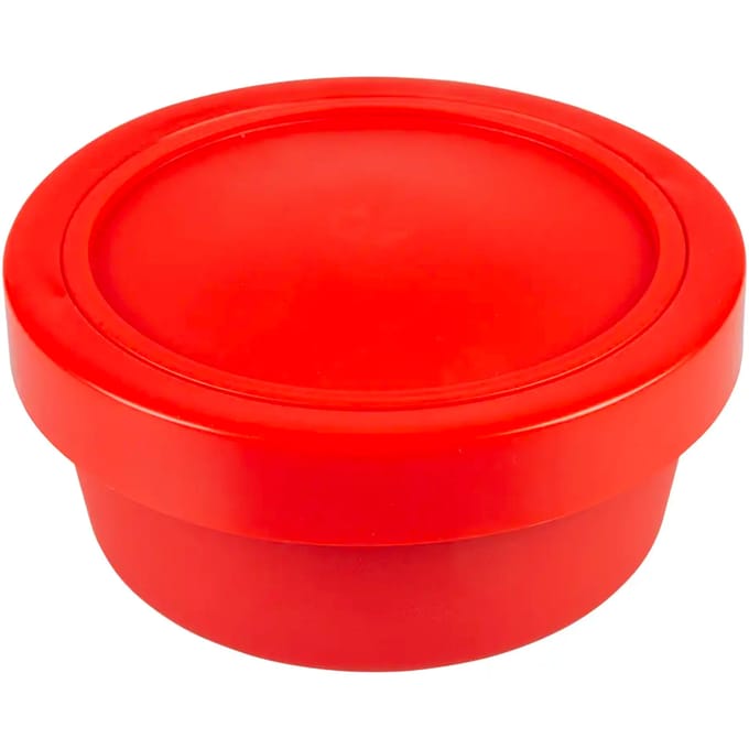 2-in-1 reiskommen rood 450/620ml - Ø13/14cm