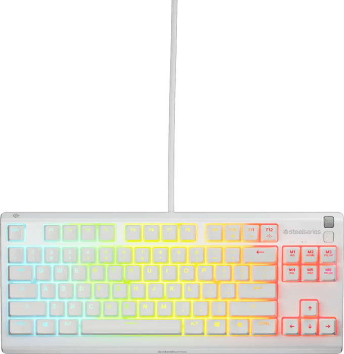 SteelSeries Apex 3 TKL - Bedraad Gaming Toetsenbord - US QWERTY - Wit