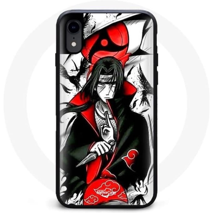 Coque pour Iphone XR Itachi Uchiwa Naruto Anime Teaser