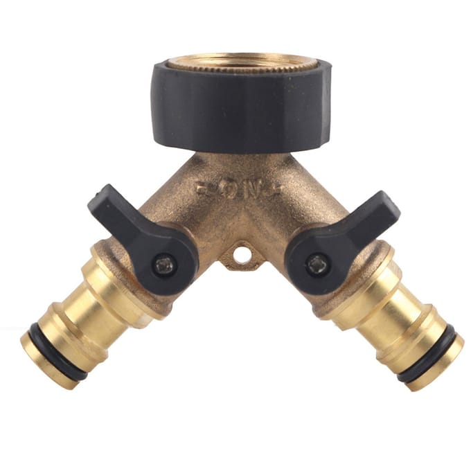 G1 FNPT DN25 Koper Tuinwaterslang Connector Waterkraan Splitter Gereedschap Accessoires black