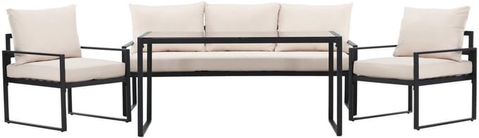 Svea - Fatima loungeset - zwart/beige