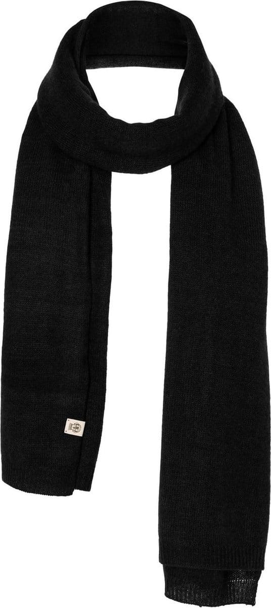 ROECKL Sjaal Pure Cashmere Plaid Black Zwart