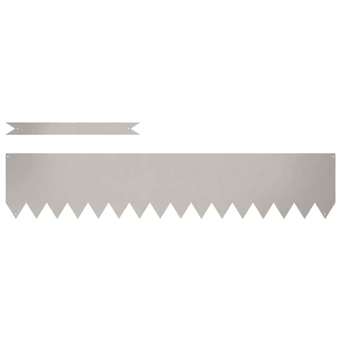 vidaXL - Grasafscherming - 20 - st - 100 - x - 0.05 - x - 20 - cm - Roestig