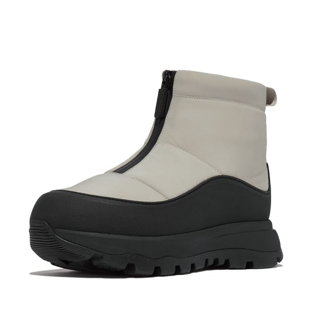 FitFlop Neo-D-Hyker Padded/Quilted Boot Short (Zip) GRIJS - Maat 42