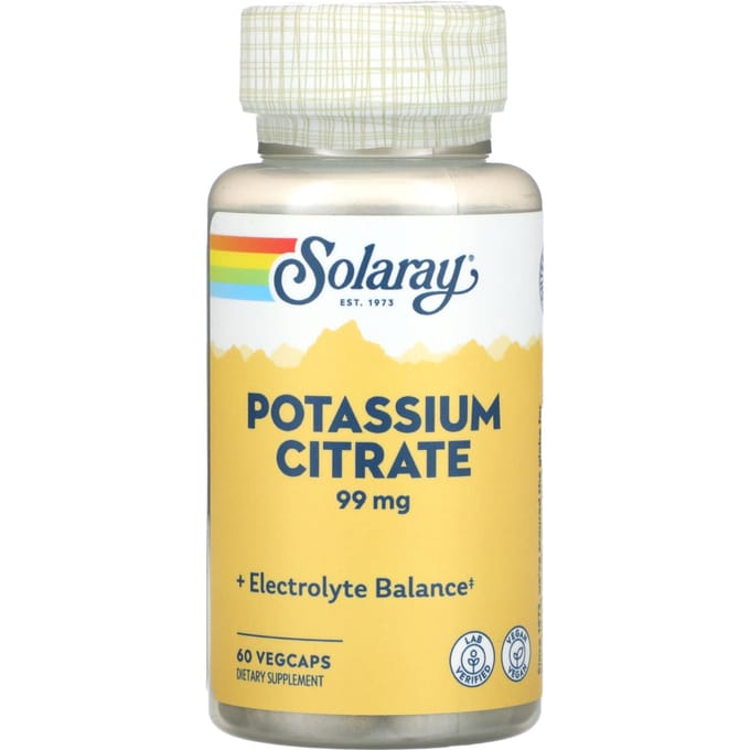Kaliumcitraat, 99 mg, 60 vegetarische capsules