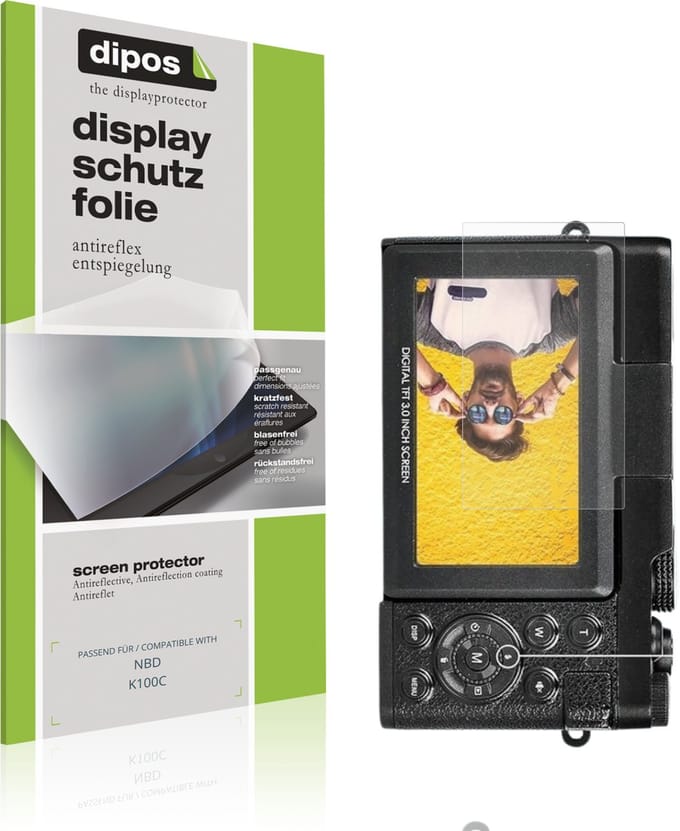 dipos – 4x Matte Beschermfolie geschikt voor NBD K100C | Krasbestendige & antireflecterende Screenprotector Ultra-Thin