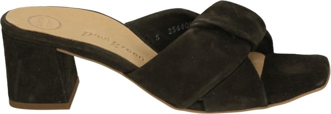 Paul Green - 6127 - Dames slippers - Kleur: Bruin - Maat: 38.5