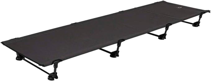 Campingbed - Vouwbed Veldbed - Kamperen Ontspannen - Stevig Lichtgewicht Frame - 192 x 59.5 cm - Grijs