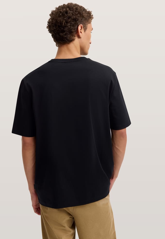 Bugatti Herren T-shirt elegant met ronde hals