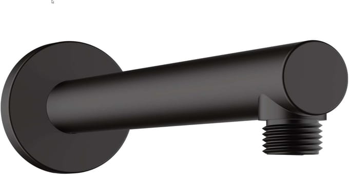 Douchearm Vernis Blend - douchearm 24cm - mat zwart