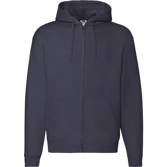 Fruit of the Loom Premium capuchonjas voor volwassenen (Deep Navy)