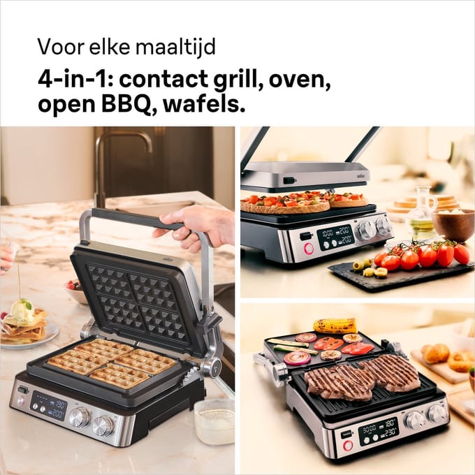 Braun MultiGrill 7 CG7044 – Multifunctionele Contactgrill