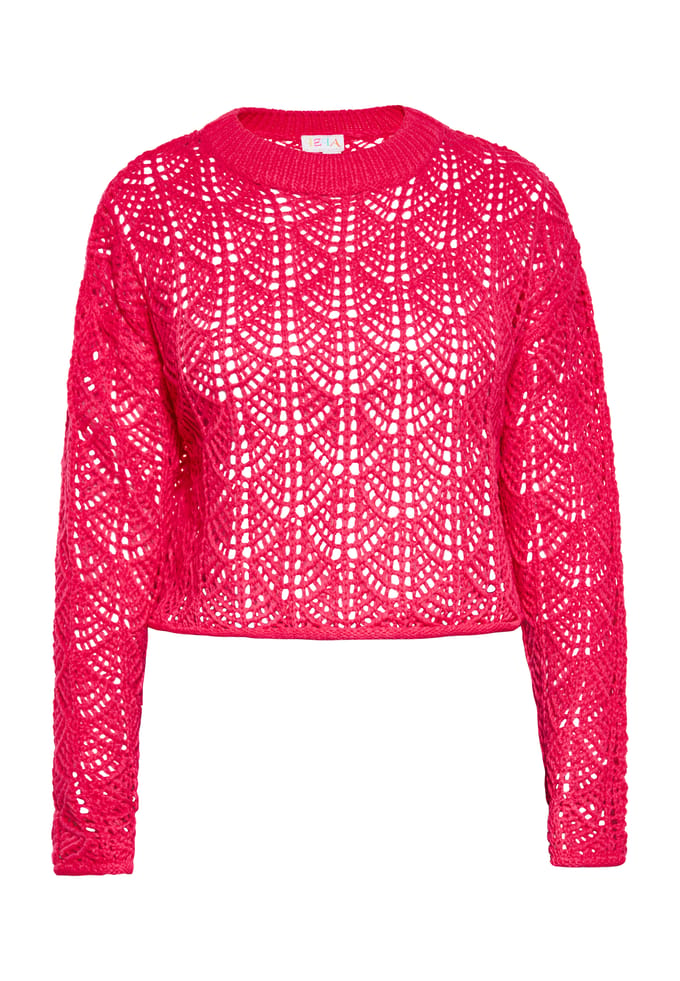 IZIA Gebreide trui Dames roze