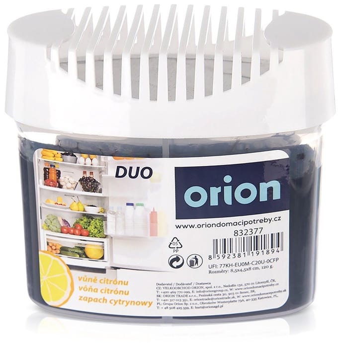 Absorbeur d'odeurs Duo citron pour réfrigérateur