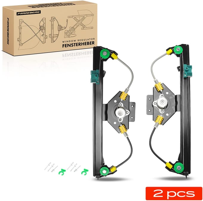 Frankberg 2x Raambediening Elektrisch Achter voor Opel Corsa D S07