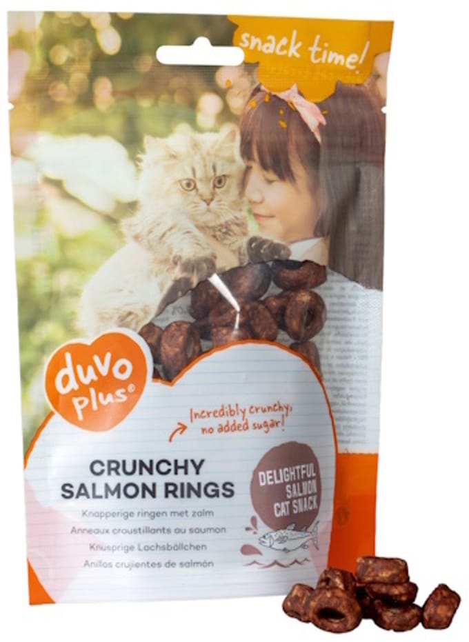 Duvo+ Knapperige Zalmringen 50 gram