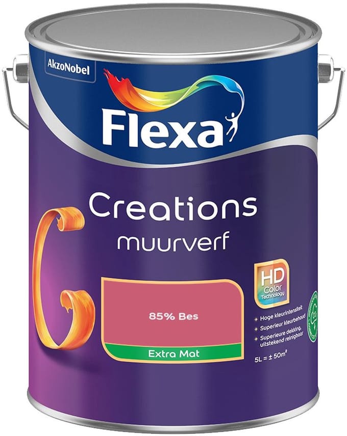 Flexa - Creations Muurverf Extra Mat - 85% Bes - Mengverf - 5 L