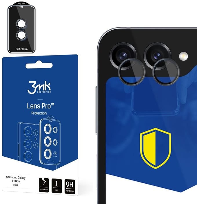 3Mk-Lensbescherming Voor Samsung Galaxy Z Flip 6, Anti-Coating Glas