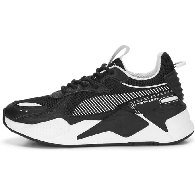 PUMA Kinderen Unisex RS-X Zwart-Wit Schoenen Sneakers
